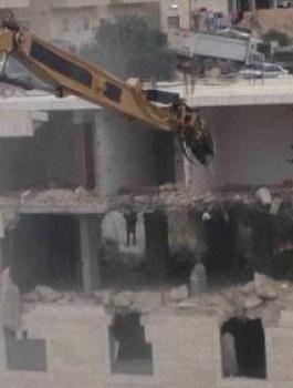 الاحتلال يهدم مبنى قيد الانشاء في القدس
