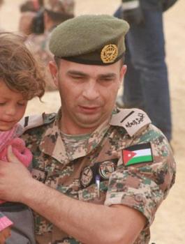 الجيش الاردني واللاجئيين السوريين 