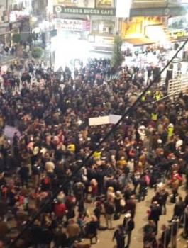 اعتصام في رام الله ضد قانون الضمان الاجتماعي