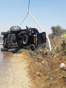 حوادث السير في الضفة الغربية 