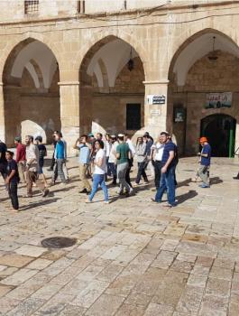 اقتحام المستوطنين للمسجد الأقصى المبارك 