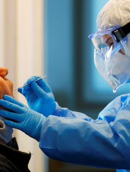 اختبار فيروس كورونا 