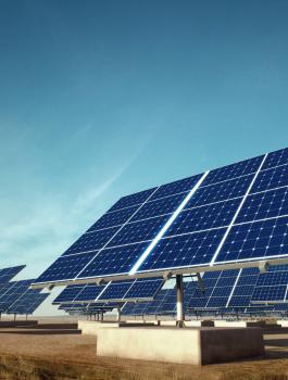 انشاء محطة كهرباء بالطاقة الشمسية في عجة