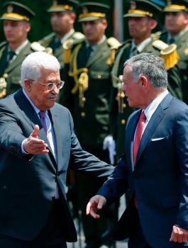 عباس والملك عبد الله 