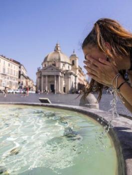 ارتفاع درجات الحرارة في اوروبا 