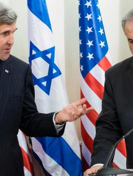 نتنياهو وكيري والحرب على غزة 