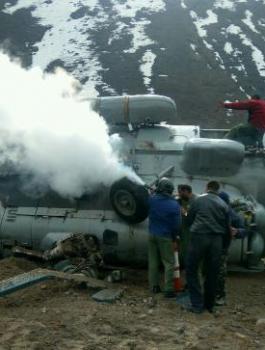 تحطم طائرة هيلكوبتر في اثيوبيا 