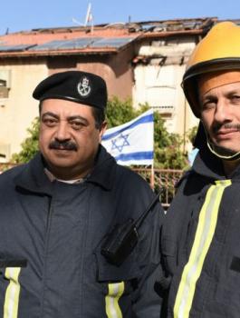 الدفاع المدني الفلسطيني في اسرائيل 