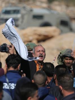 قمع مسيرات في الضفة الغربية 