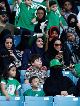 الرئيس والمنتخب السعودي 