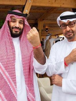 غانتس والامارات والسعودية 