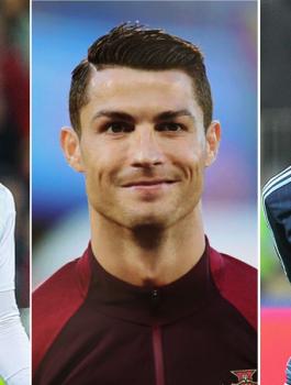 صلاح ورونالدو وميسي 