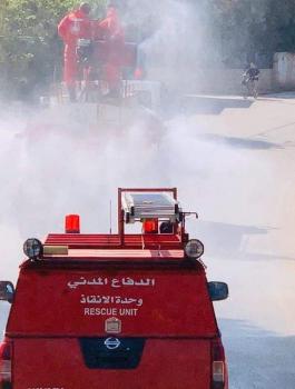 حوادث الاطفاء والحريق في فلسطين 