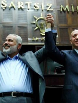 اردوغان يهنئ هنية 