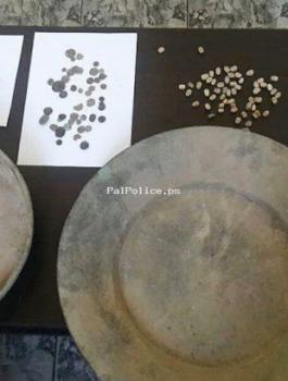 ضبط قطعة اثرية في نابلس 