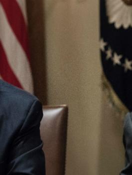 ترامب ووزير خارجيته تيليرسون 