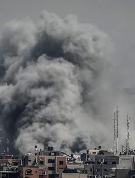 قصف إسرائيلي على غزة