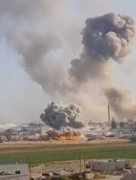 القصف الامريكي على سوريا 