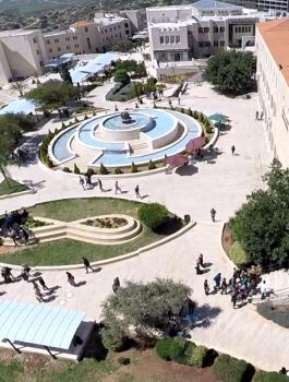 اضراب في الجامعة العربية الامريكية 