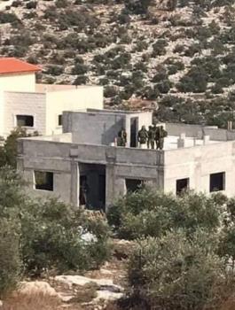 هدم منزل اشرف نعالوة 