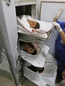 استشهاد 3 اطفال فلسطينيين في غزة 