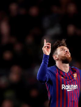 ميسي والدوري الاسباني 