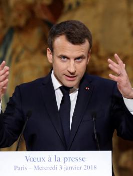 الرئيس الفرنسي وايران واسرائيل 