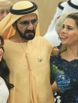 الاميرة هيا  وحاكم دبي 