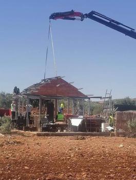 هدم غرف زراعية في جنوب نابلس 