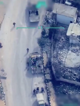 مسيرات تركية في ادلب 