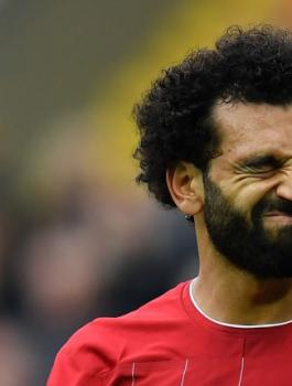 اصابة محمد صلاح 