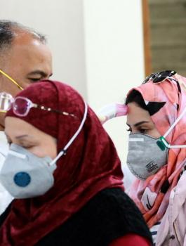 وزارة الصحة الفلسطينية والكورونا 