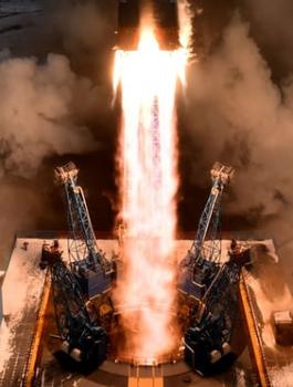 اطلاق قمر صناعي روسي 