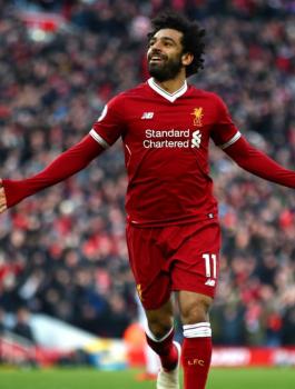 لاعب نادي ليفربول محمد صلاح