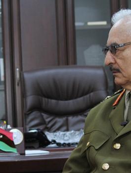 حفتر ووقف اطلاق النار في ليبيا 
