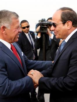  السيسي والملك عبد الله 