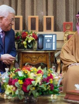 محمود عباس والملك سلمان 