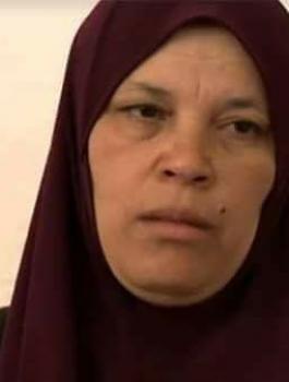 والدة الشهيد عادل عنكوش 