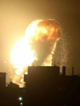 قصف اسرائيلي على غزة 