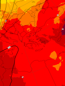 ارتفاع على درجات الحرارة 