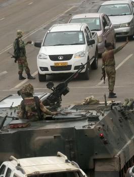 انقلاب عسكري في زيمبابوي 