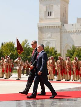 أردوغان والعاهل الأردني يدعوان لإطلاق مفاوضات سلام جديدة