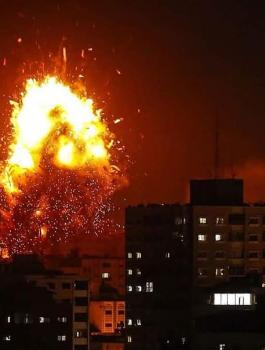 قصف اسرائيلي على غزة 