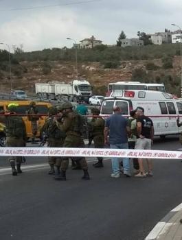 عملية طعن قرب اريئيل 