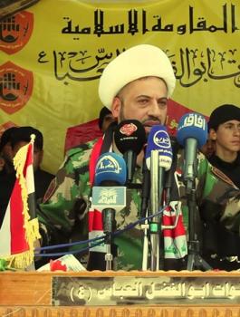 قيادي في الحشد يهدد ترامب 