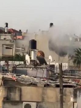 تفجير منزل الشهيد عمر ابو ليلى 