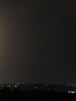 سقوط صاروخ أطلق من غزة 