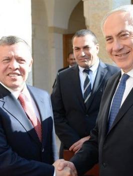 لقاء العاهل الاردني بنتنياهو 