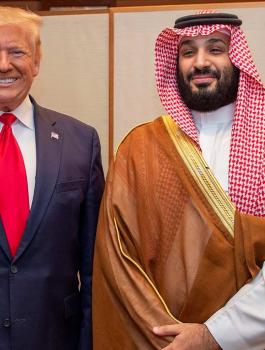 بن سلمان وترامب 