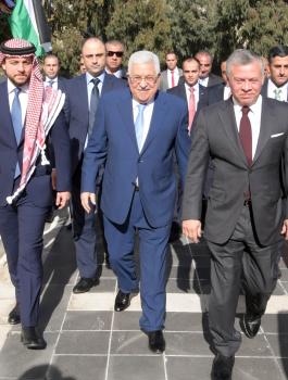 عباس والملك عبد الله 